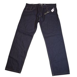 Evolution Premium Mens Denim Dark Wash Jeans 42 X 34